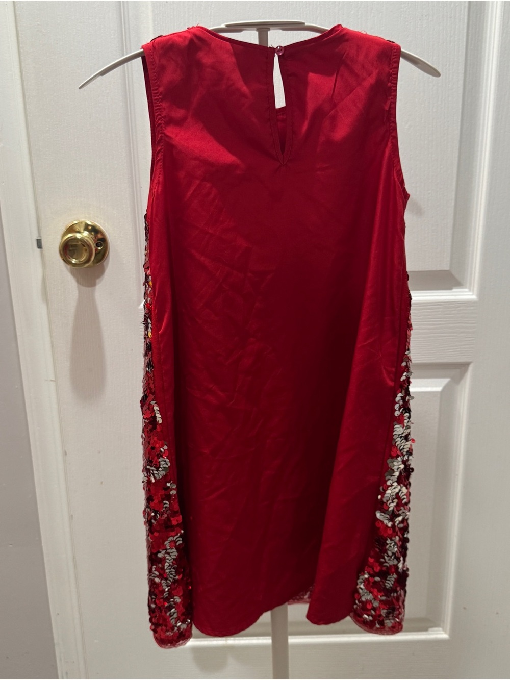 H&M Red Sequin Girls Sleeveless Dress- $14 - Picture 4 of 7